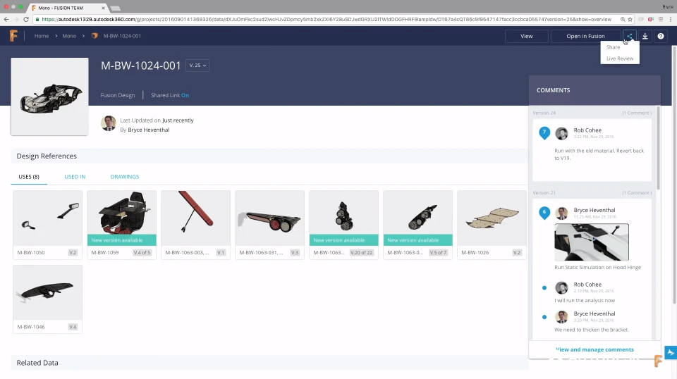 screenshot of Autodesk Fusion